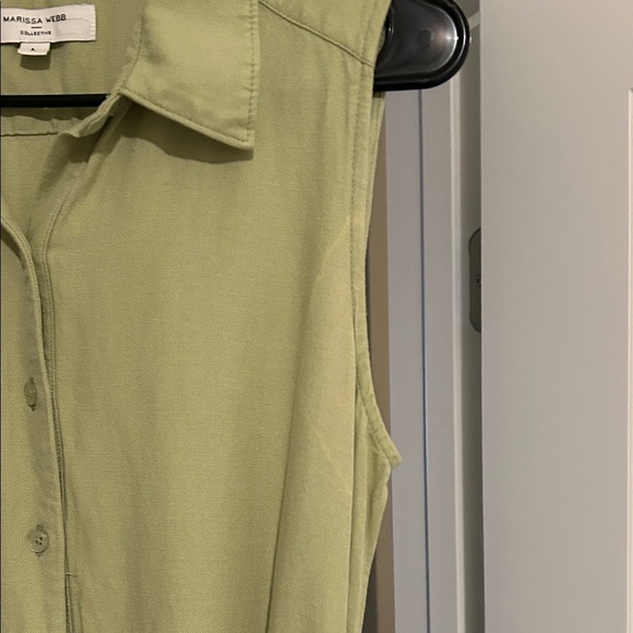 Marissa Webb Sage Green Midi Dress - Picture 6 of 11